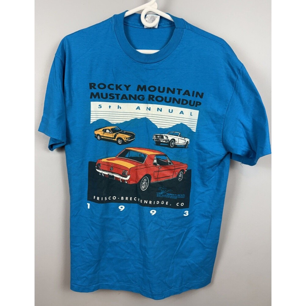 Vtg Rocky Mountain Mustang Roundup 5th Annual Frisco-Breckenridge 1993 L